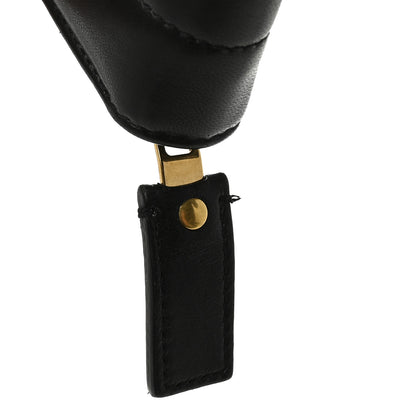 Saint Laurent Lambskin Matelasse Monogram Vicky Zip Around Card Holder Black 7 of 7