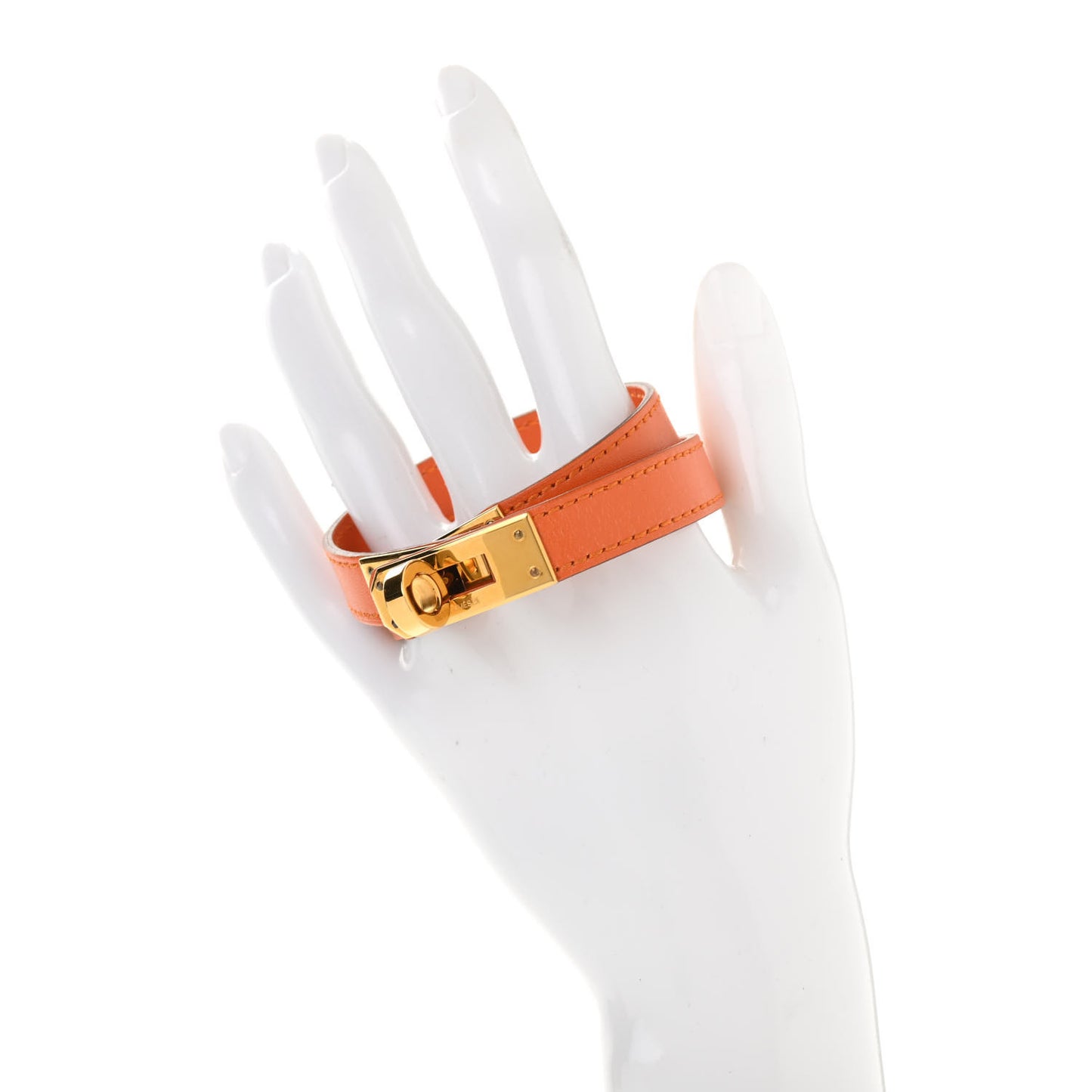 Swift Kelly Double Tour Bracelet M Orange