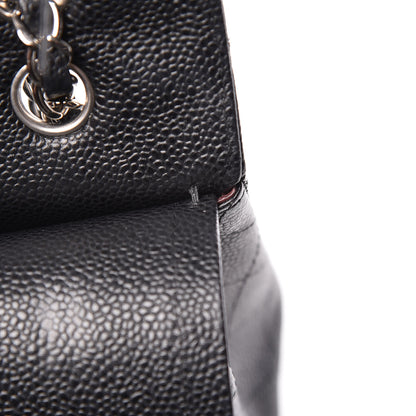 Chanel Caviar Quilted Medium Double Flap Black 13 of 23