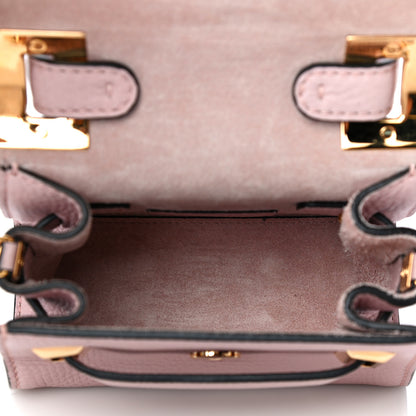 Valentino Garavani Grained Calfskin Mini My Rockstud Frame Bag Poudre 7 of 20