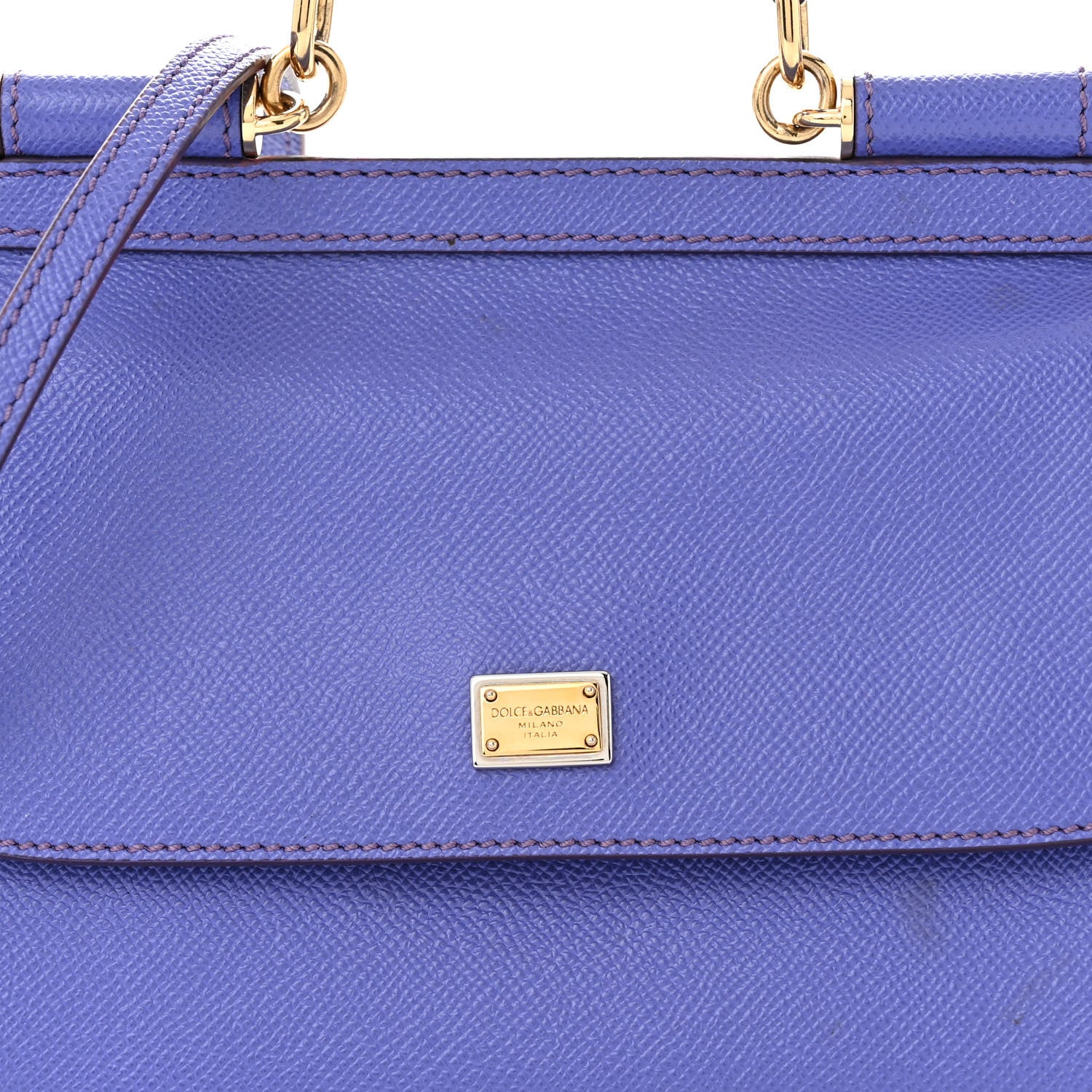 Dolce & Gabbana DOLCE &amp; GABBANA Dauphine Small Miss Sicily Satchel Purple 12 of 12