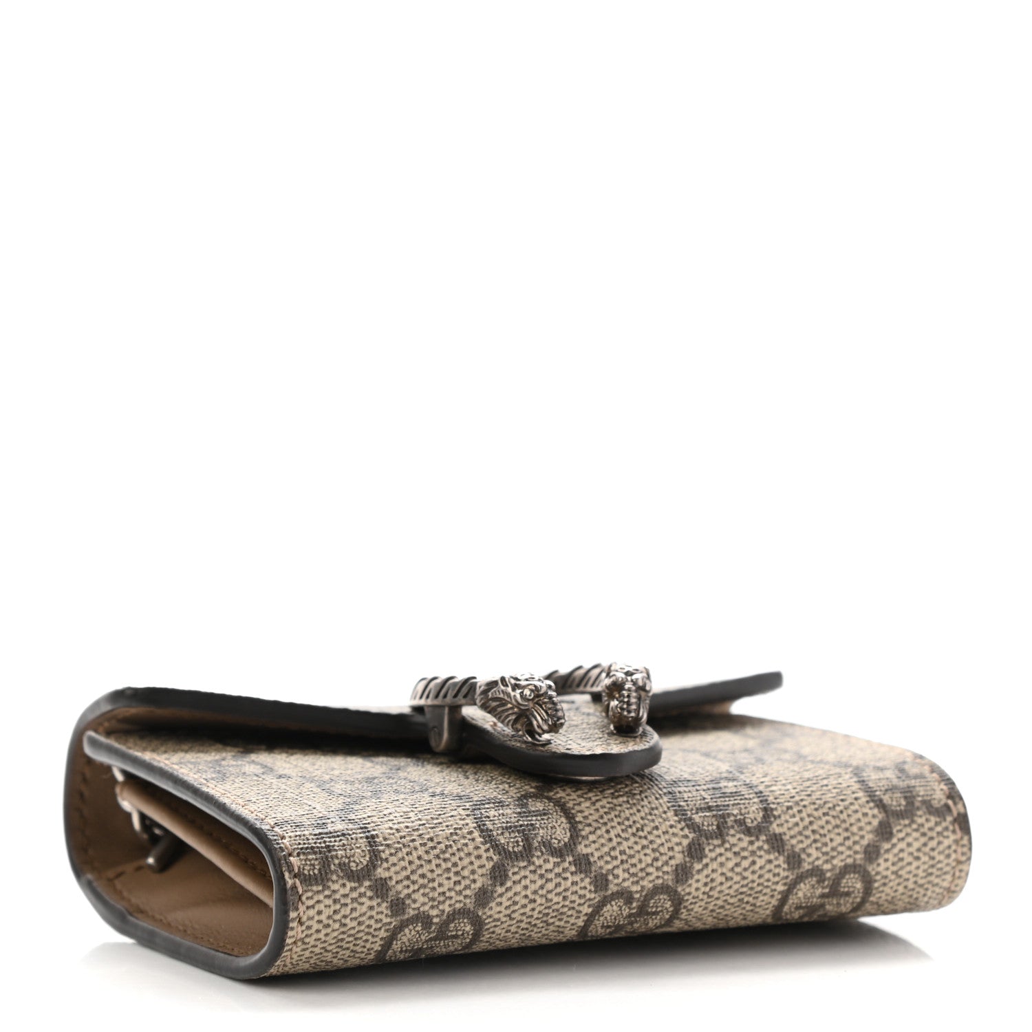 Gucci GG Supreme Monogram Dionysus Coin Purse Taupe 4 of 7