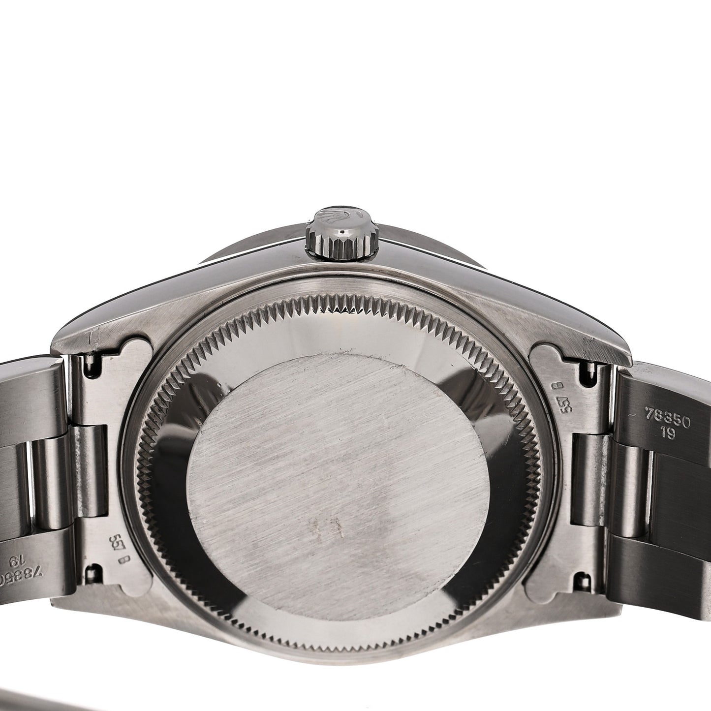Stainless Steel 34mm Oyster Perpetual Date Watch Silver 15210
