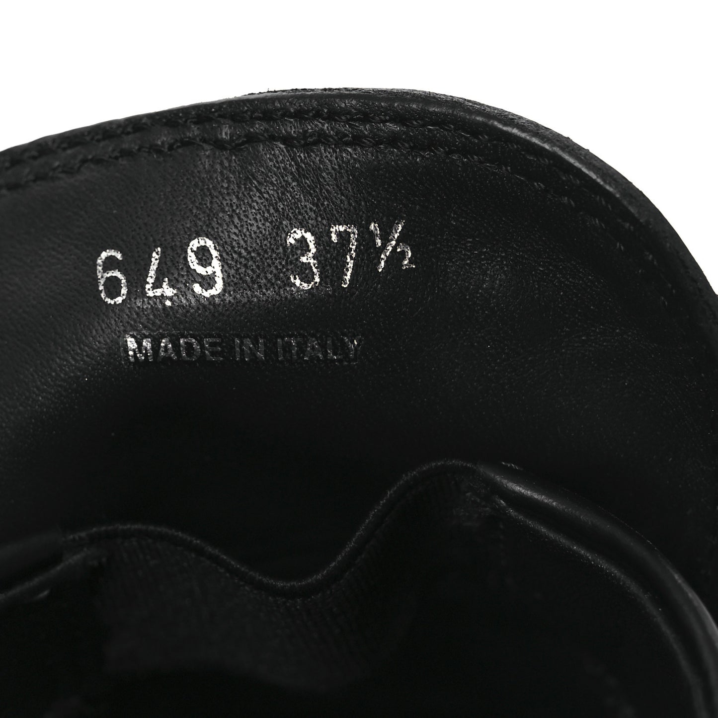 Spazzolato Rois Metal Triangle Logo Monolith 55mm Loafers 37.5 Black