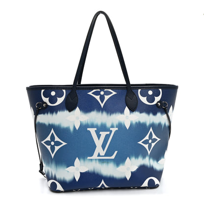 Louis Vuitton Monogram Escale Neverfull MM Blue 1 of 11