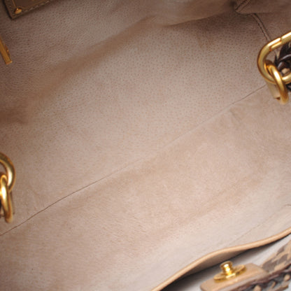 Prada Goatskin Woven Tote Grafite Cera 7 of 9