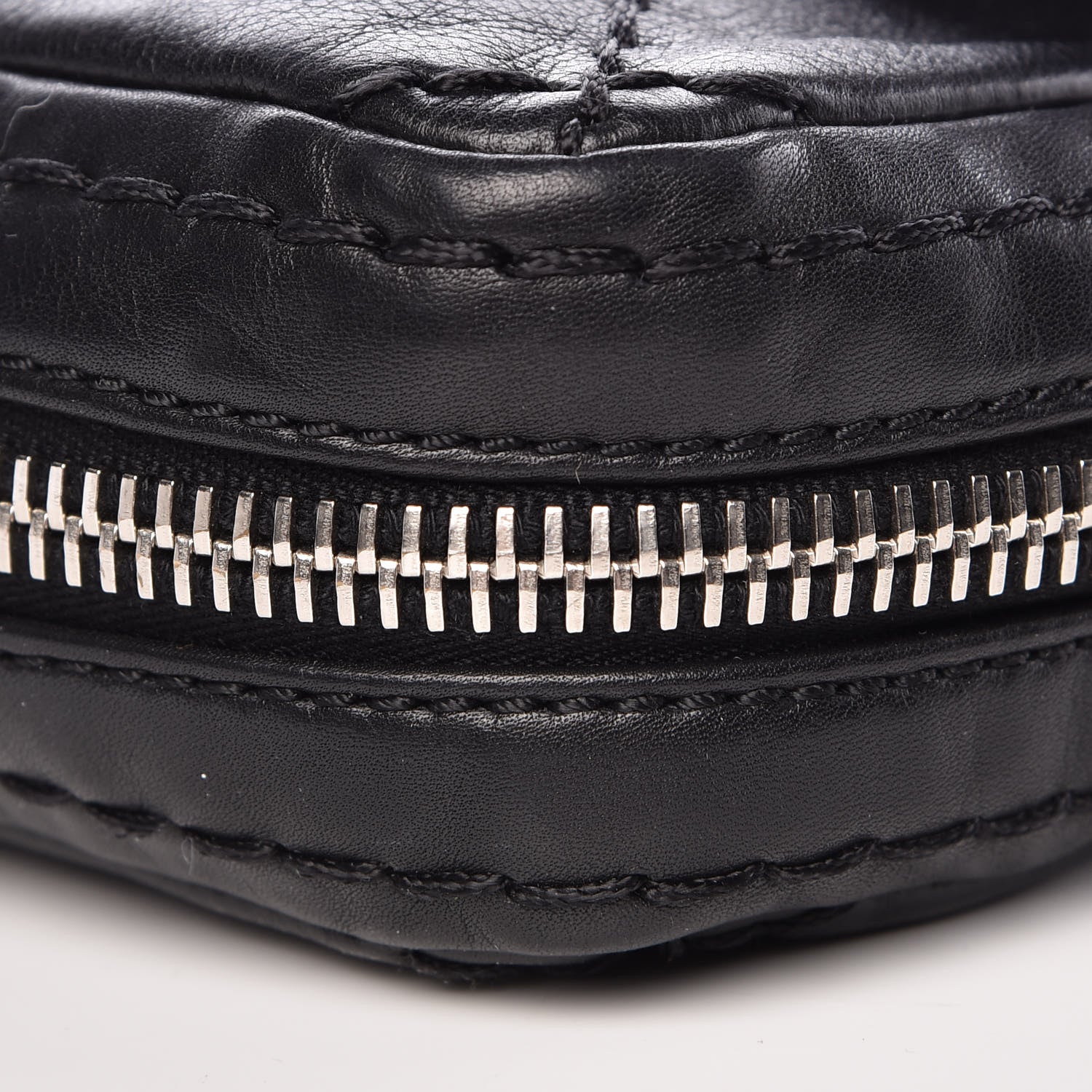Chanel Calfskin Stitched Expandable Flap Black 11 of 12