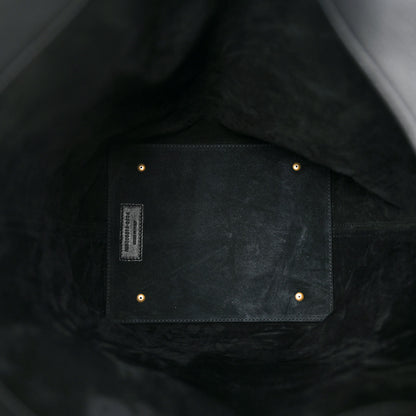 Saint Laurent Shiny Calfskin Le 37 Long Bucket Bag Black 6 of 11