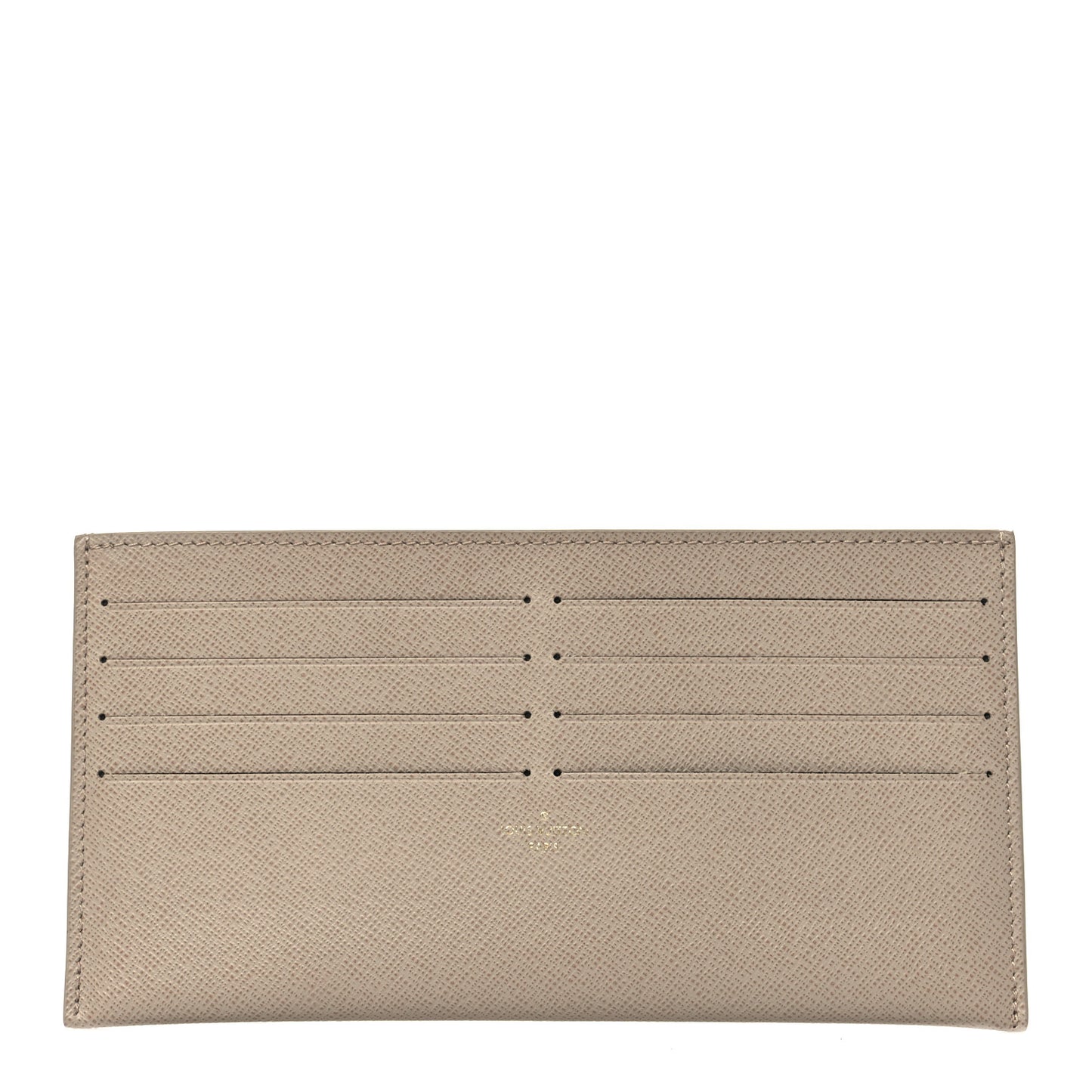 Calfskin Felicie Chain Wallet Card Holder Insert Tourterelle
