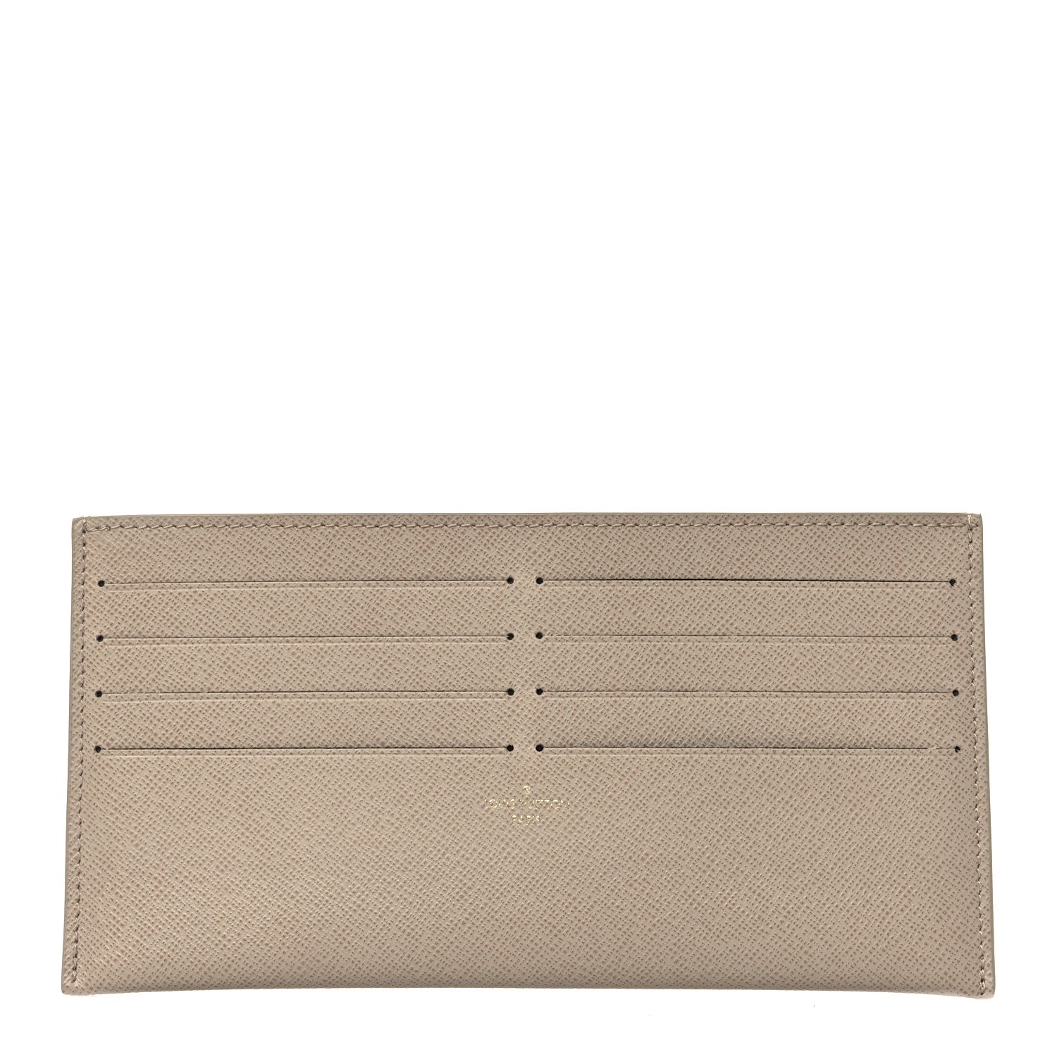 Louis Vuitton Calfskin Felicie Chain Wallet Card Holder Insert Tourterelle 1 of 6