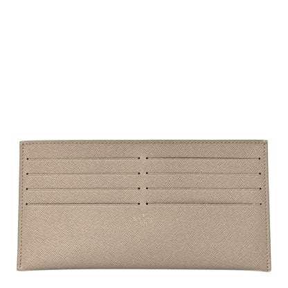 Louis Vuitton Calfskin Felicie Chain Wallet Card Holder Insert Tourterelle 1 of 6