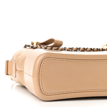 Chanel Aged Calfskin Quilted Medium Gabrielle Hobo Beige 7 of 9