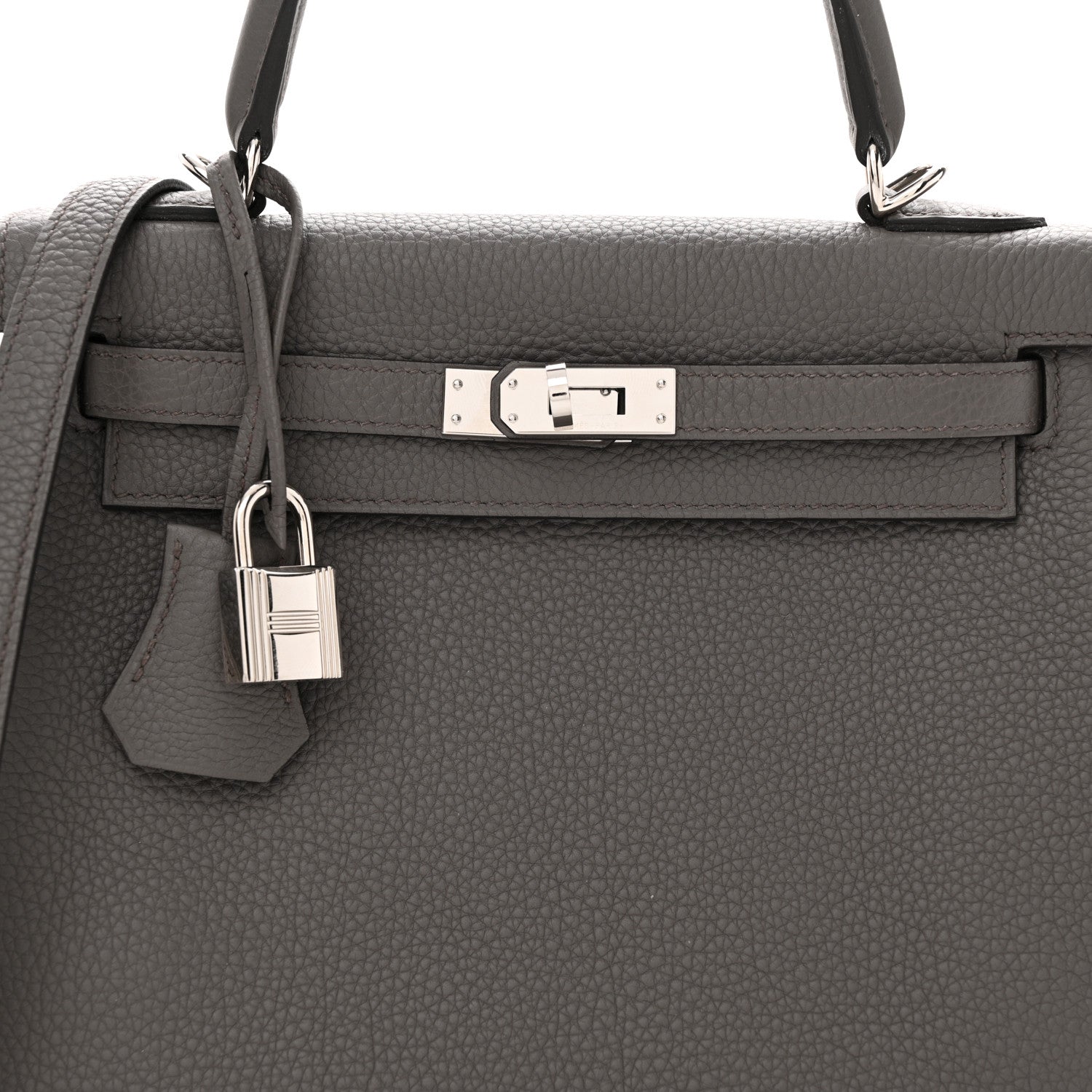 Hermes Togo Kelly Retourne 25 Etain 8 of 11