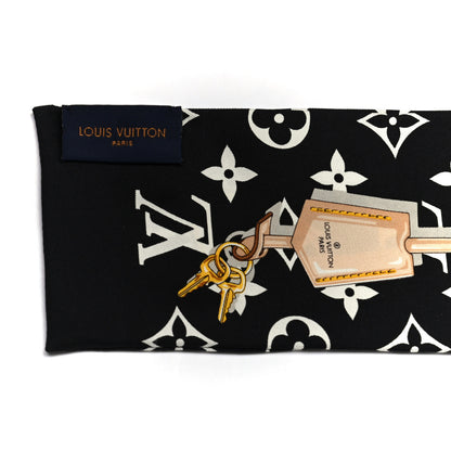 Louis Vuitton Silk Monogram Confidential Bandeau Black 3 of 3