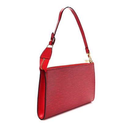 Louis Vuitton Epi Pochette Accessories 21 Castillan Red 4 of 19