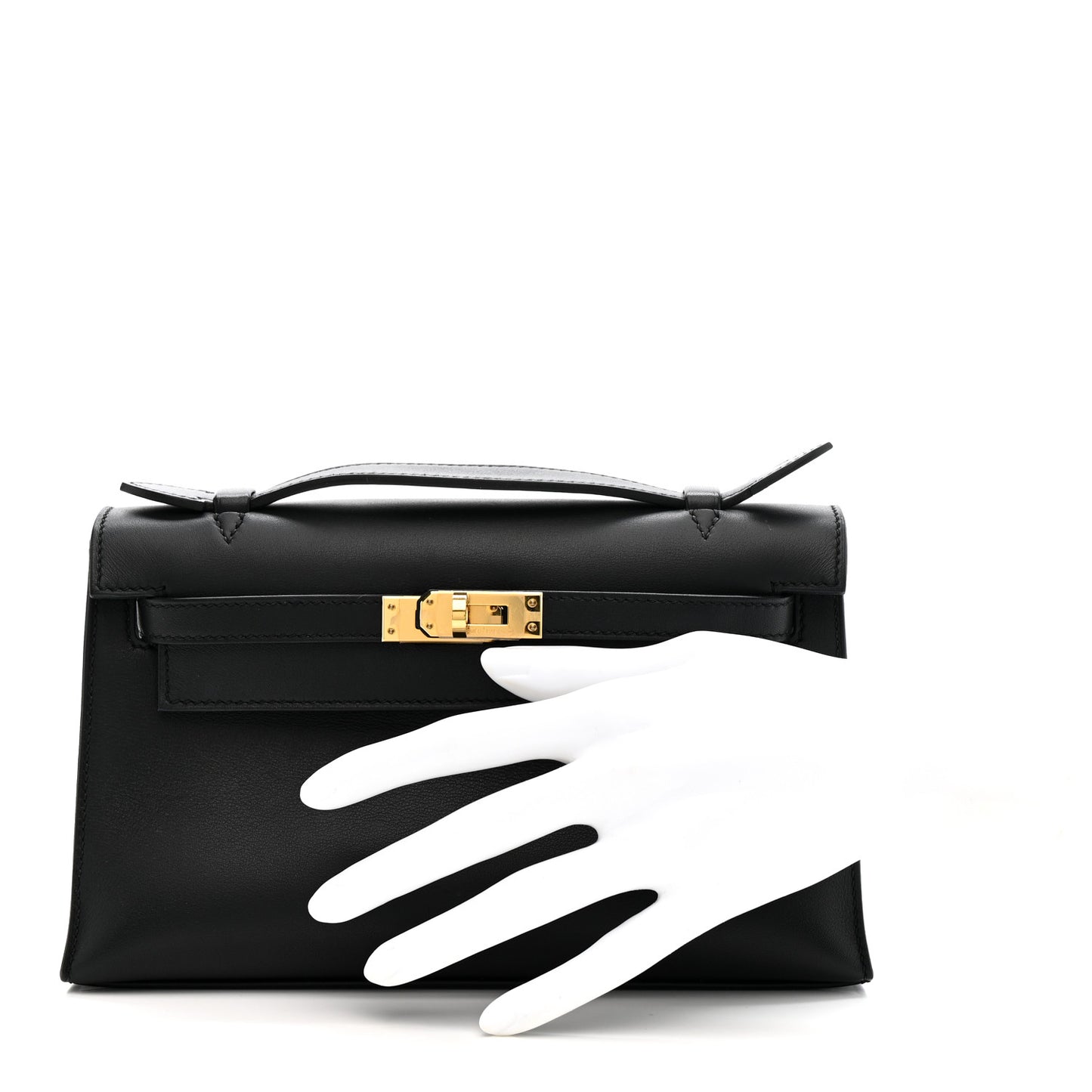 Swift Kelly Pochette Clutch Black