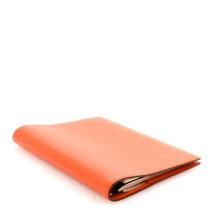 Hermes Chamonix Globe Trotter Agenda PM Cover Orange 4 of 7