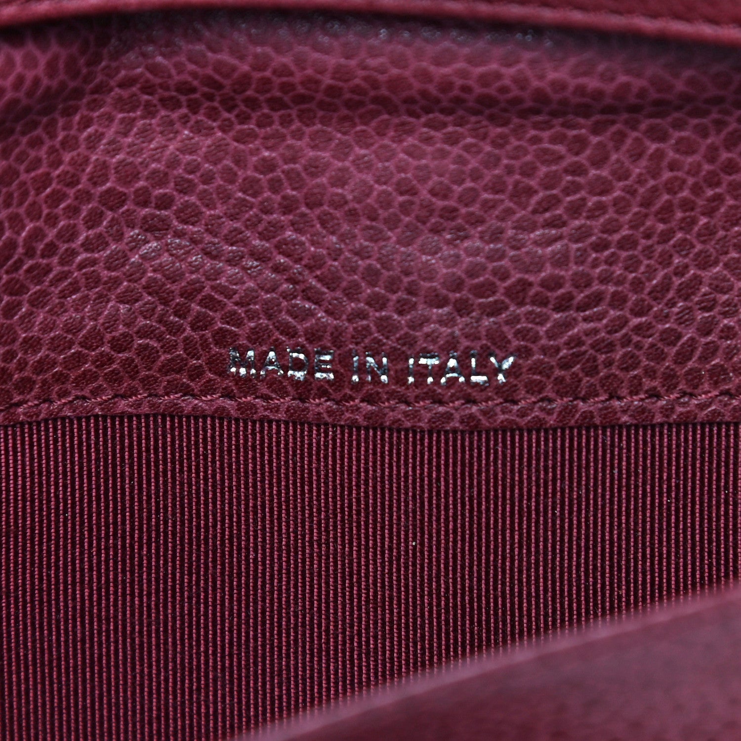 Chanel Caviar Timeless CC Yen Wallet Bordeaux 7 of 22