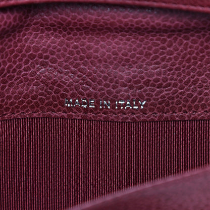 Chanel Caviar Timeless CC Yen Wallet Bordeaux 7 of 22