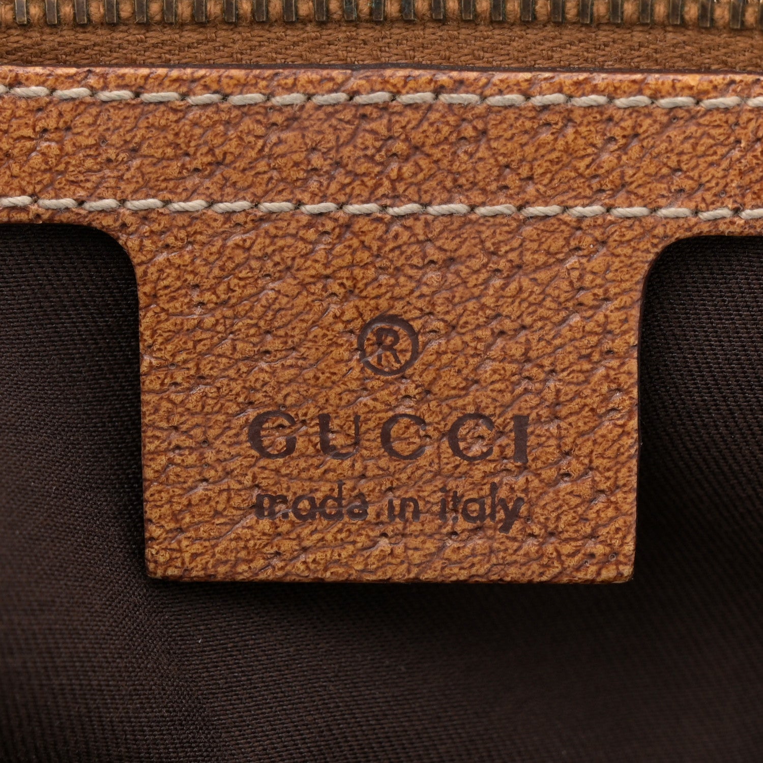 Gucci Monogram Bamboo Handle Bag Brown 6 of 12
