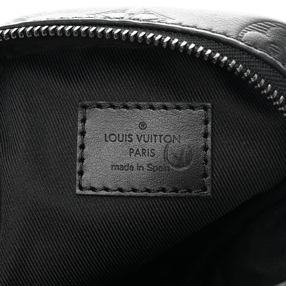 Louis Vuitton Calfskin Monogram Shadow Double Phone Pouch NM Black 6 of 10