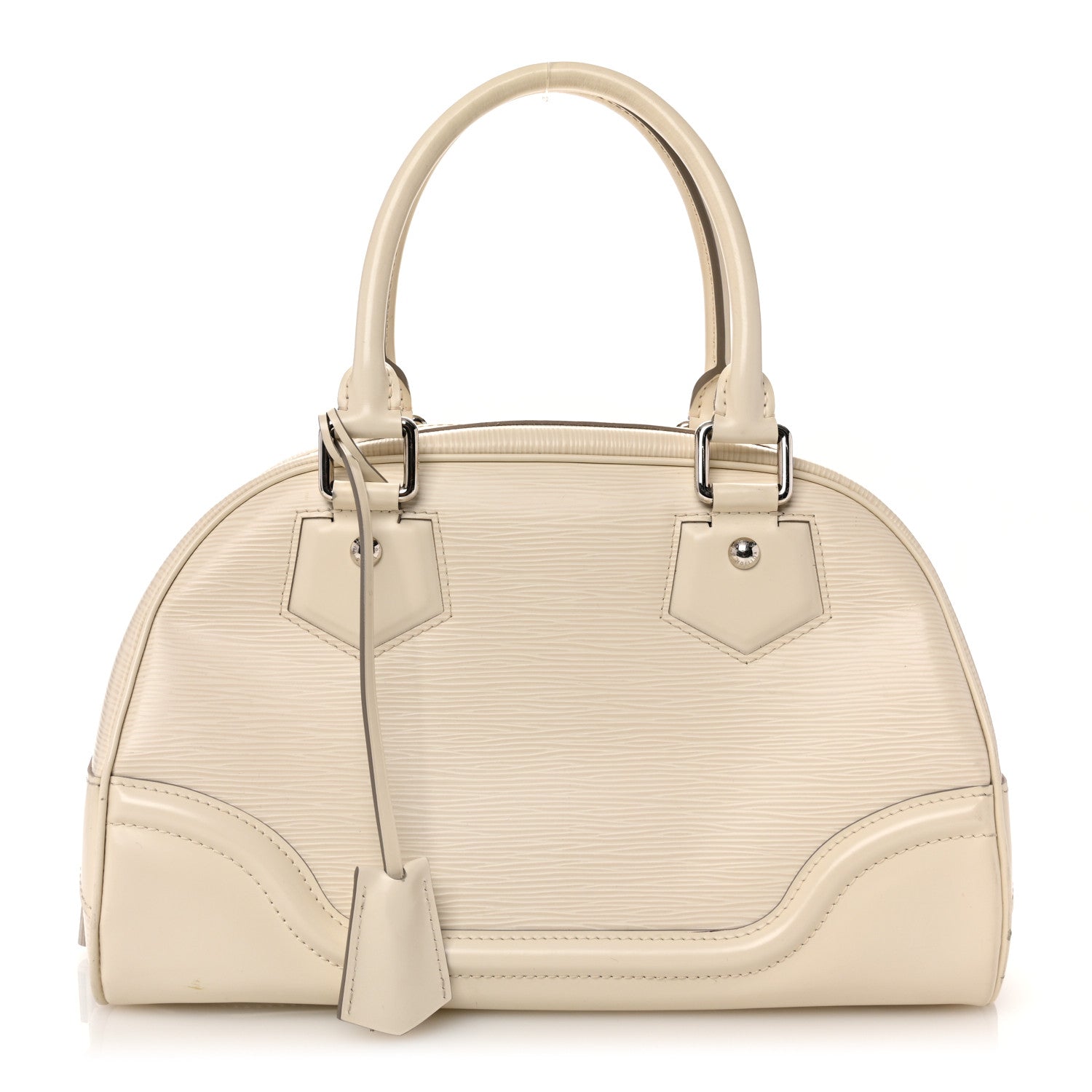 Louis Vuitton Epi Bowling Montaigne PM Ivory 1 of 11