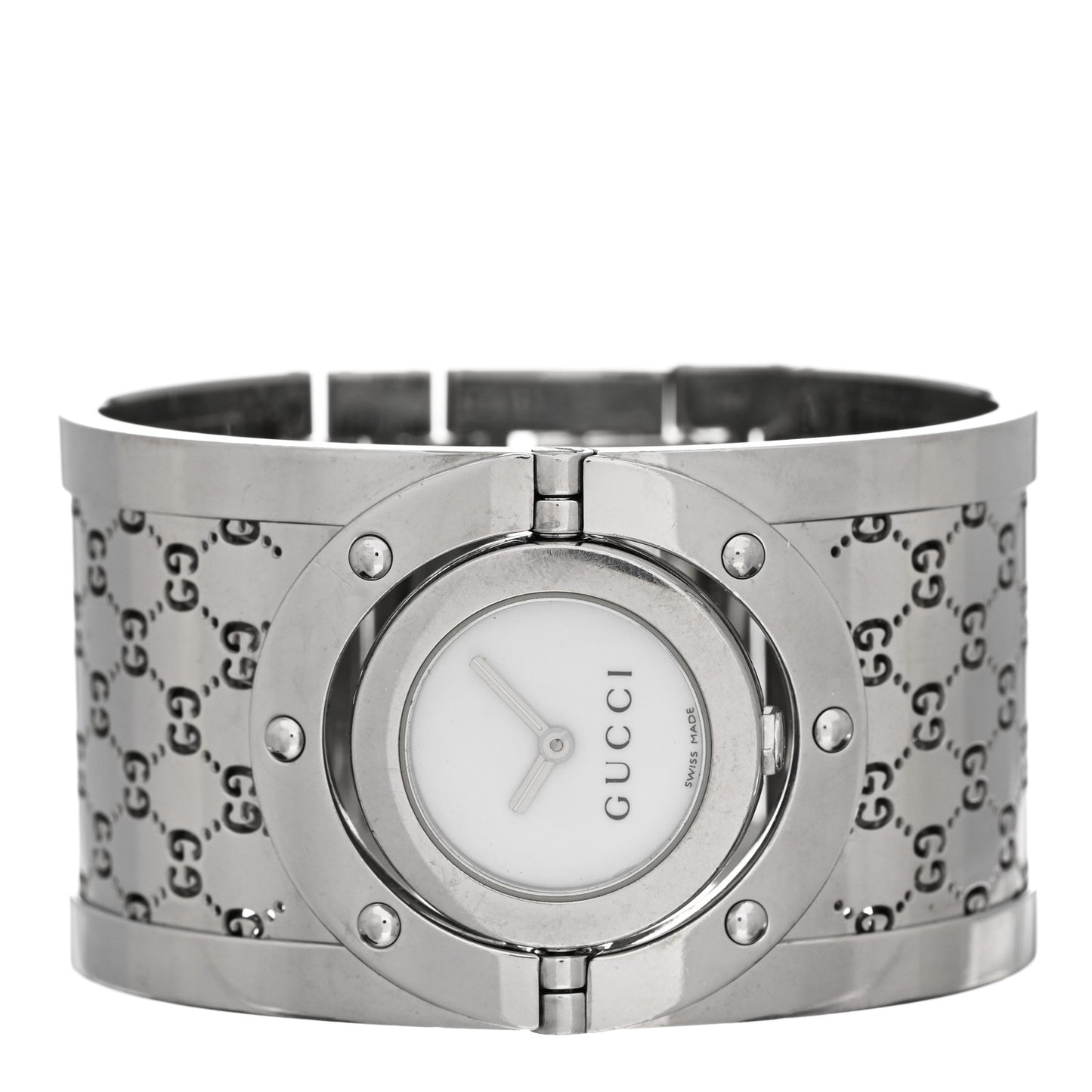 Stainless Steel Mother of Pearl 33mm Twirl Quartz Watch