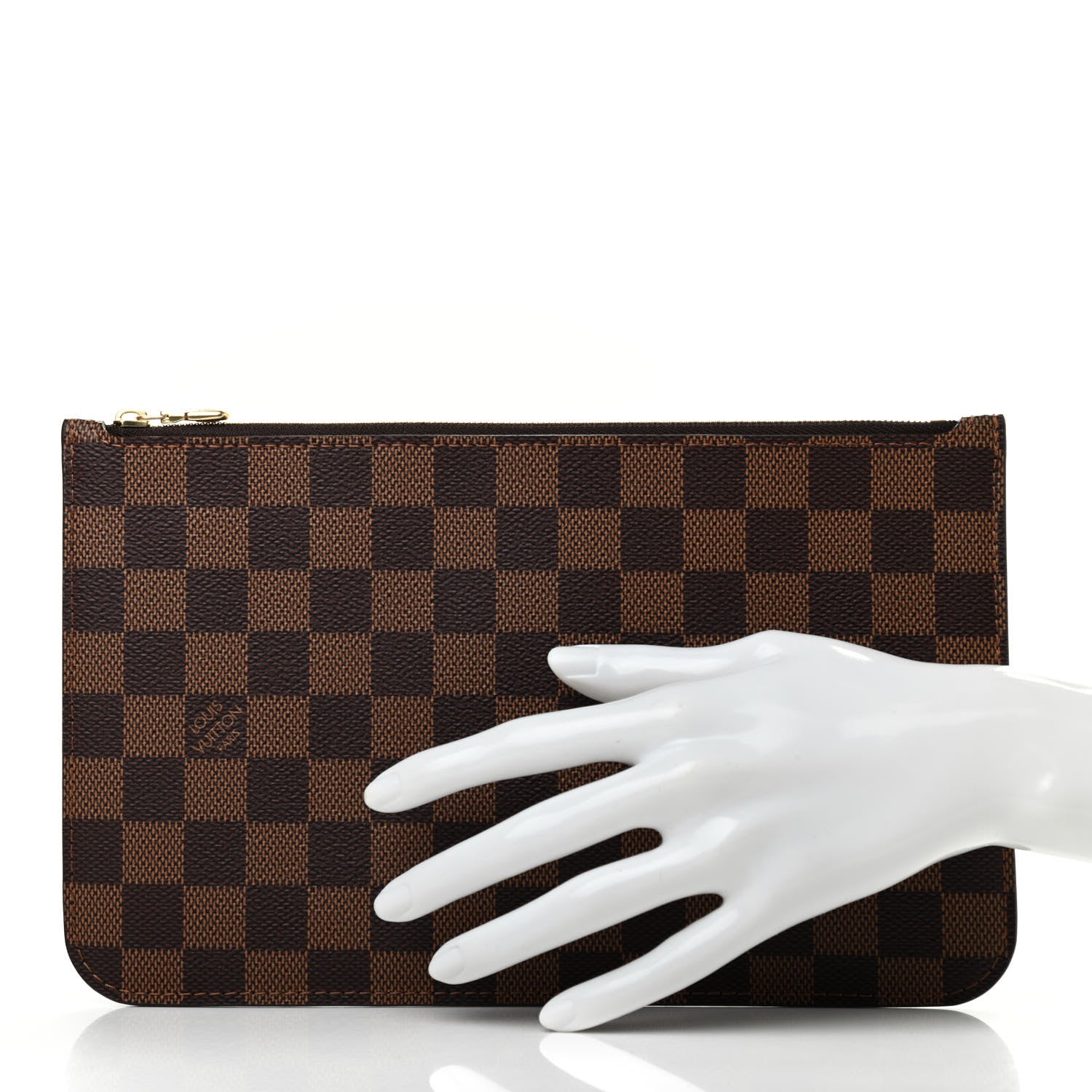 Louis Vuitton Damier Ebene Neverfull MM GM Pochette 2 of 7