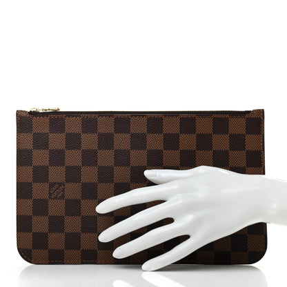 Louis Vuitton Damier Ebene Neverfull MM GM Pochette 2 of 7