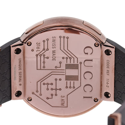 Gucci Stainless Steel Rubber 45mm Digital I-Gucci Watch Black 4 of 4