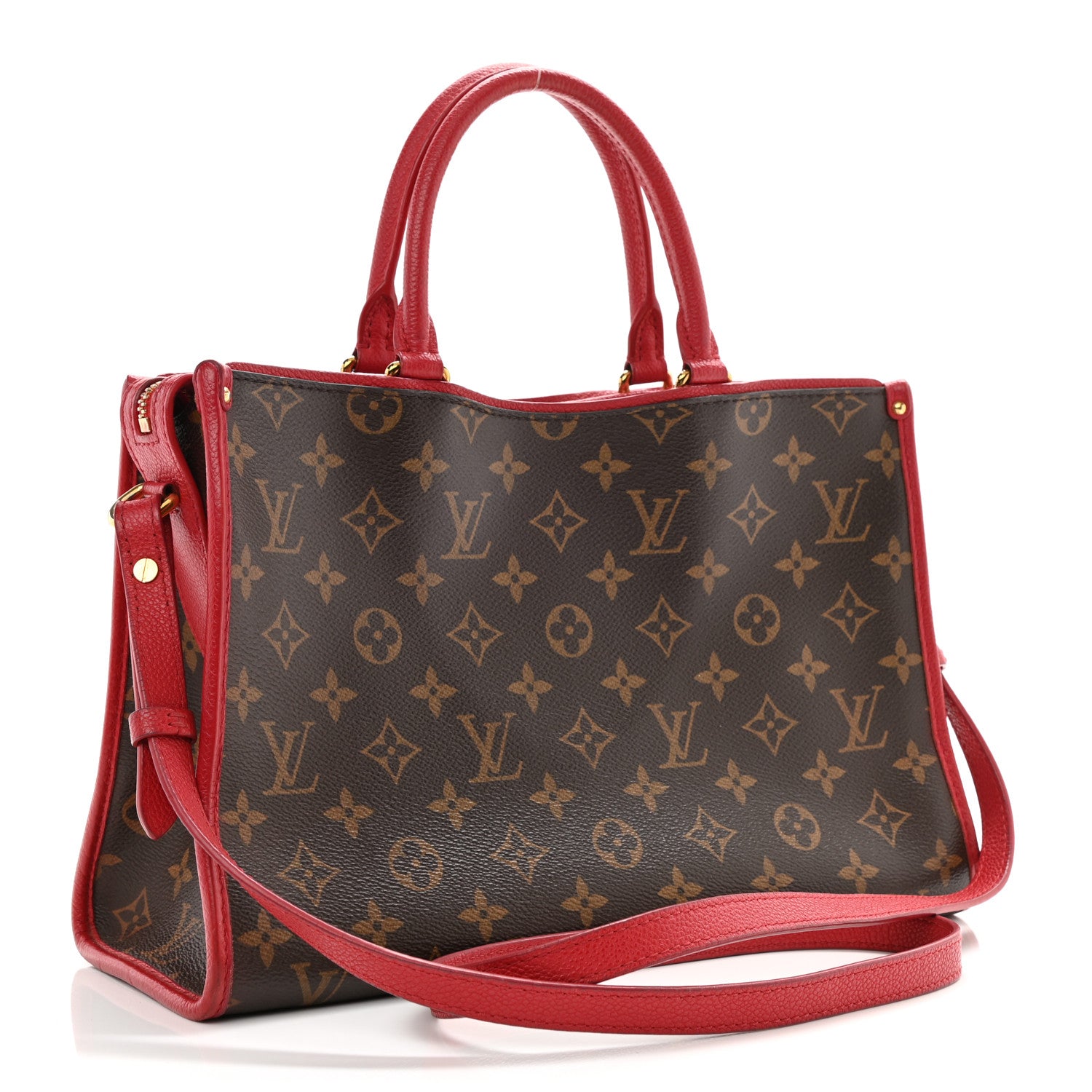 Louis Vuitton Monogram Popincourt PM Red 3 of 15