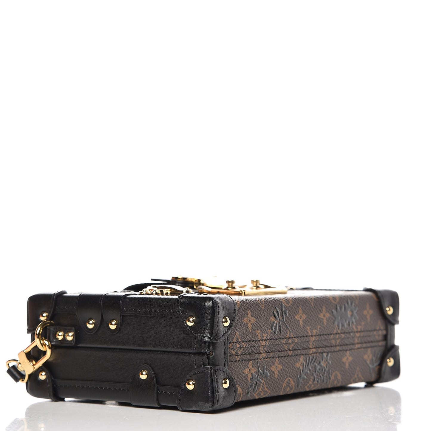 Monogram Blossom Petite Malle Black