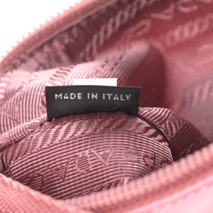 Prada Tessuto Nylon Saffiano Mini Re-Edition 2000 Bag Rosa 7 of 10