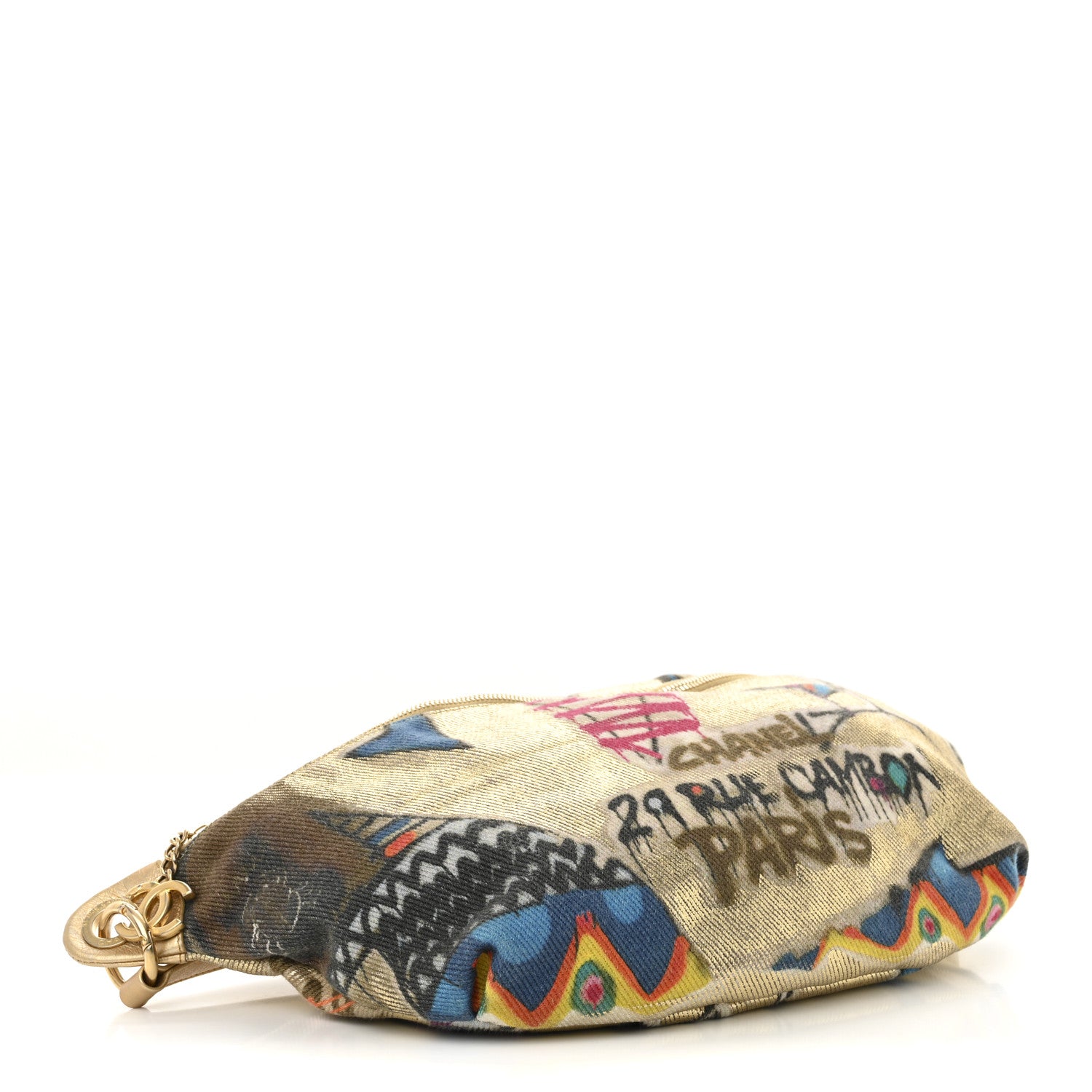 Chanel Graffiti Printed Canvas Street Spirit Waist Belt Bag Multicolor 8 of 28