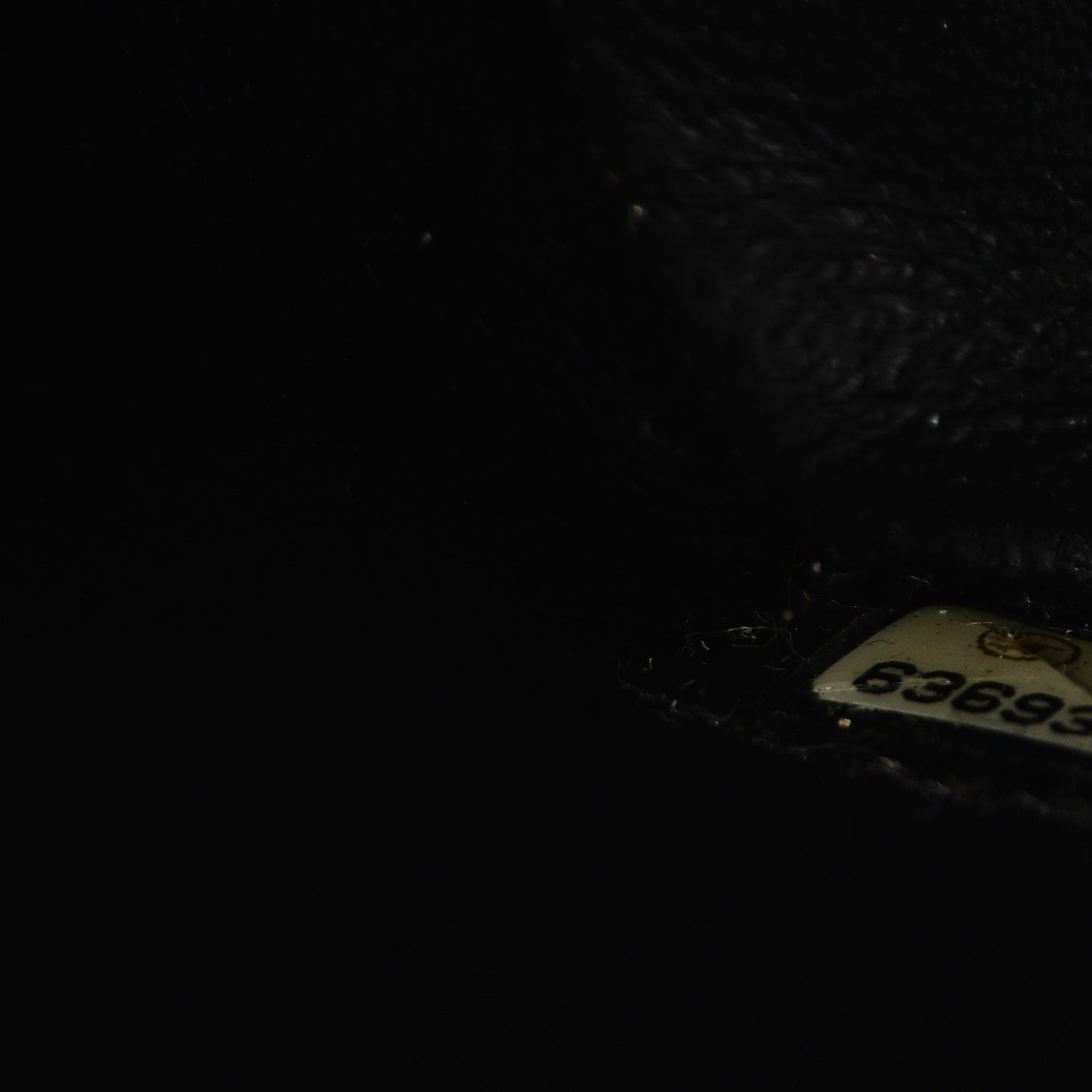 Lambskin Quilted Medallion Tote Black