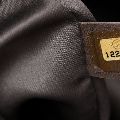 Chanel Vinyl Graphic Edge Tote Silver 7 of 11