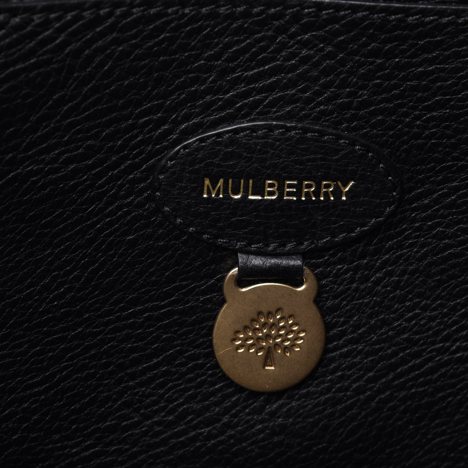 Mulberry Natural Leather Bayswater Black 6 of 20