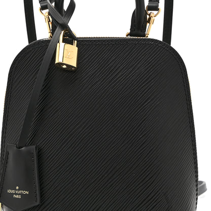Louis Vuitton Epi Alma Backpack Black 7 of 10