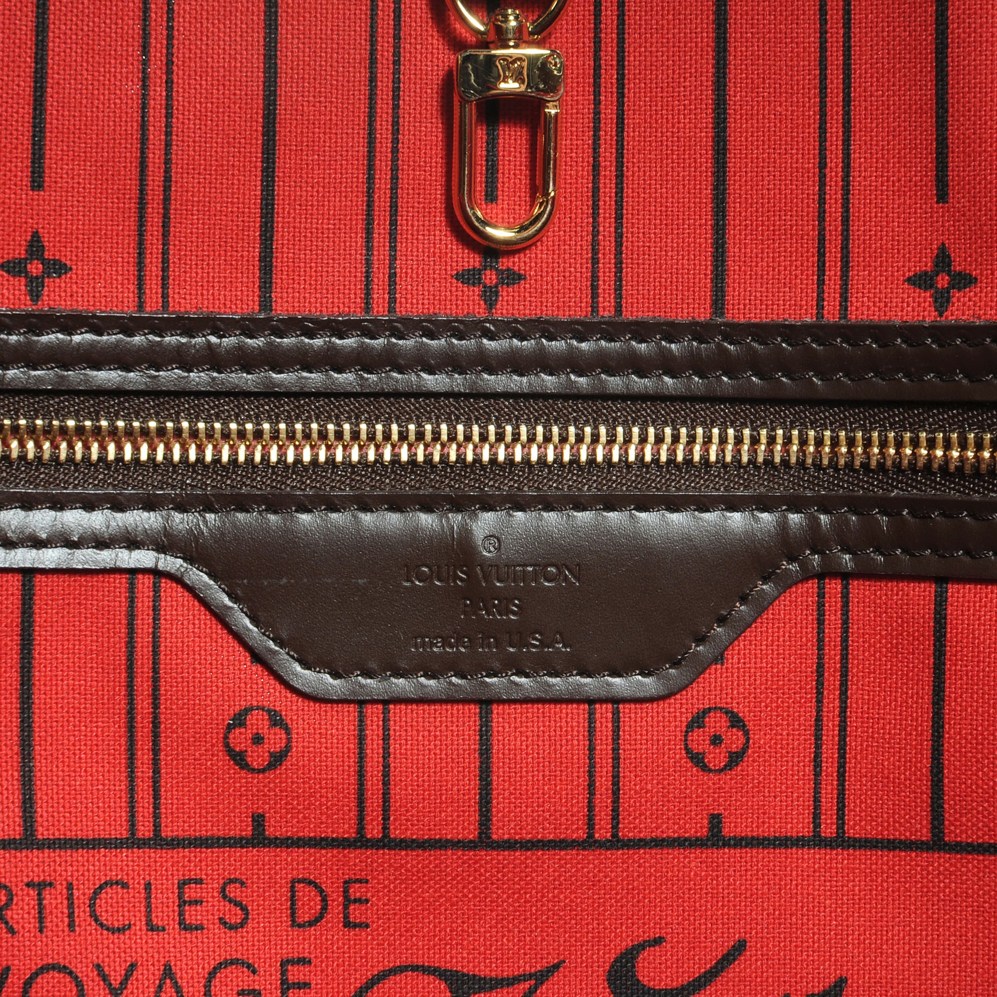 Louis Vuitton Damier Ebene Neverfull GM 6 of 7