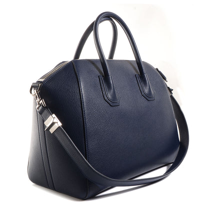 Givenchy Sugar Goatskin Medium Antigona Midnight Blue 3 of 9