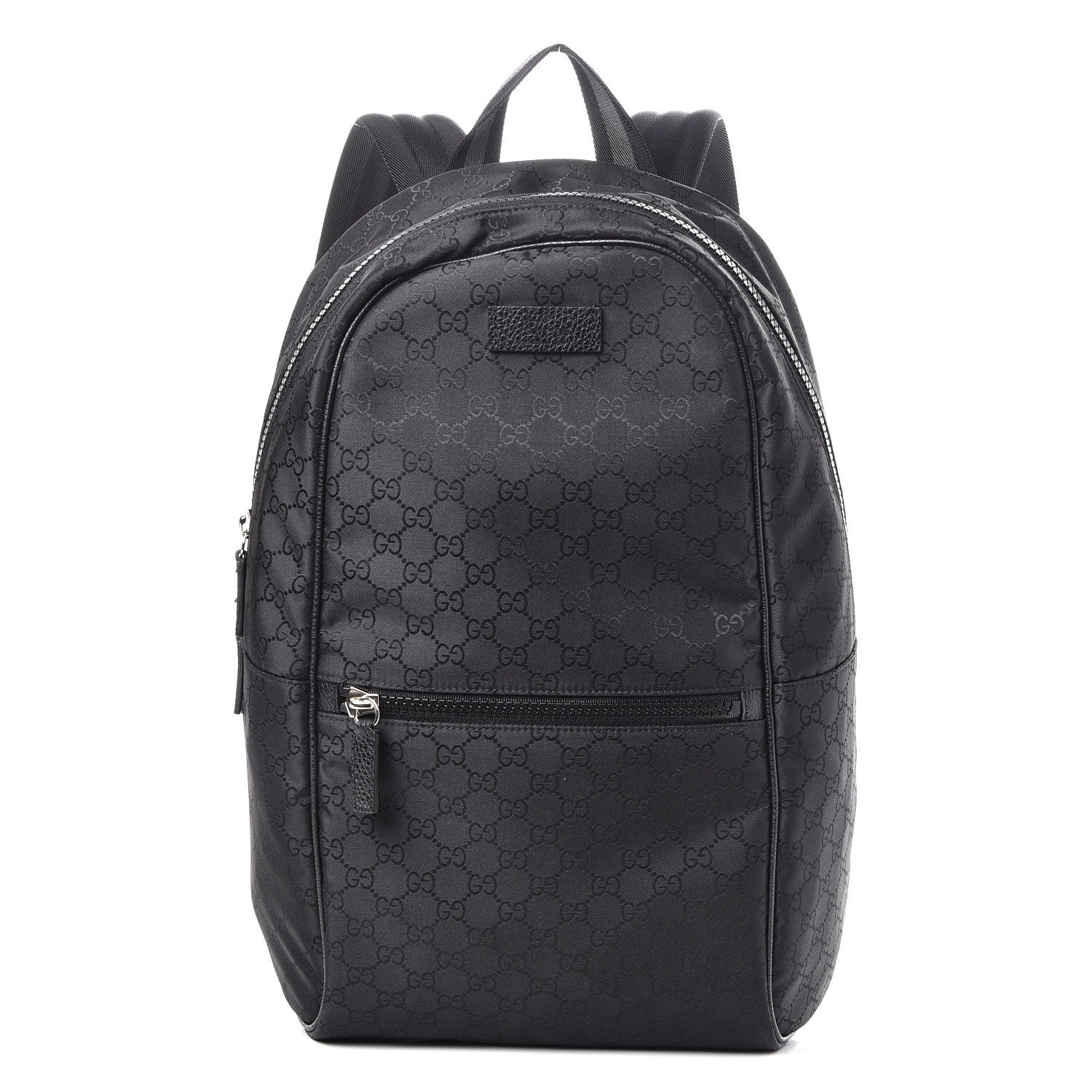 Gucci Nylon Monogram Slim Backpack Black 1 of 7