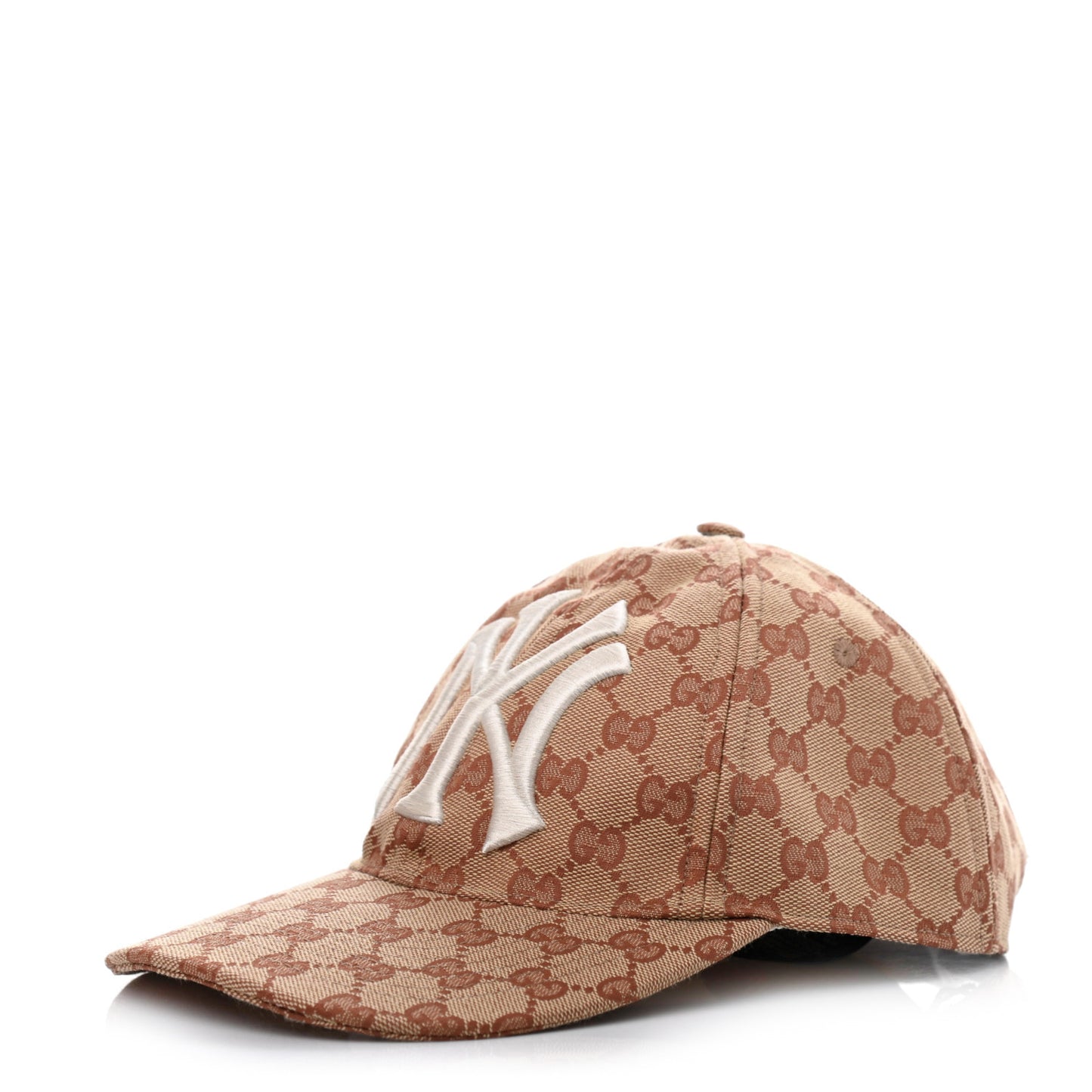 X MLB Monogram NY Yankees Baseball Hat 57-61 Beige Ruggine