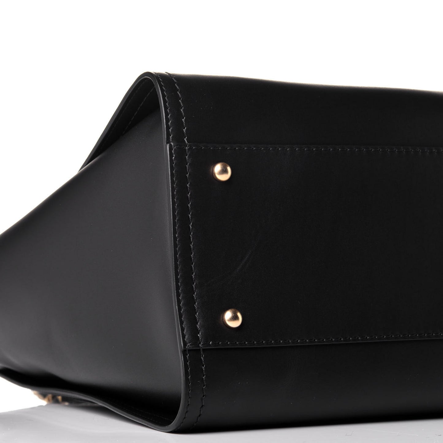 Calfskin Medium Deauville Tote Black
