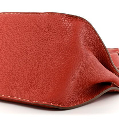 Hermes Taurillon Clemence Jypsiere 34 Bougainvillea 8 of 12