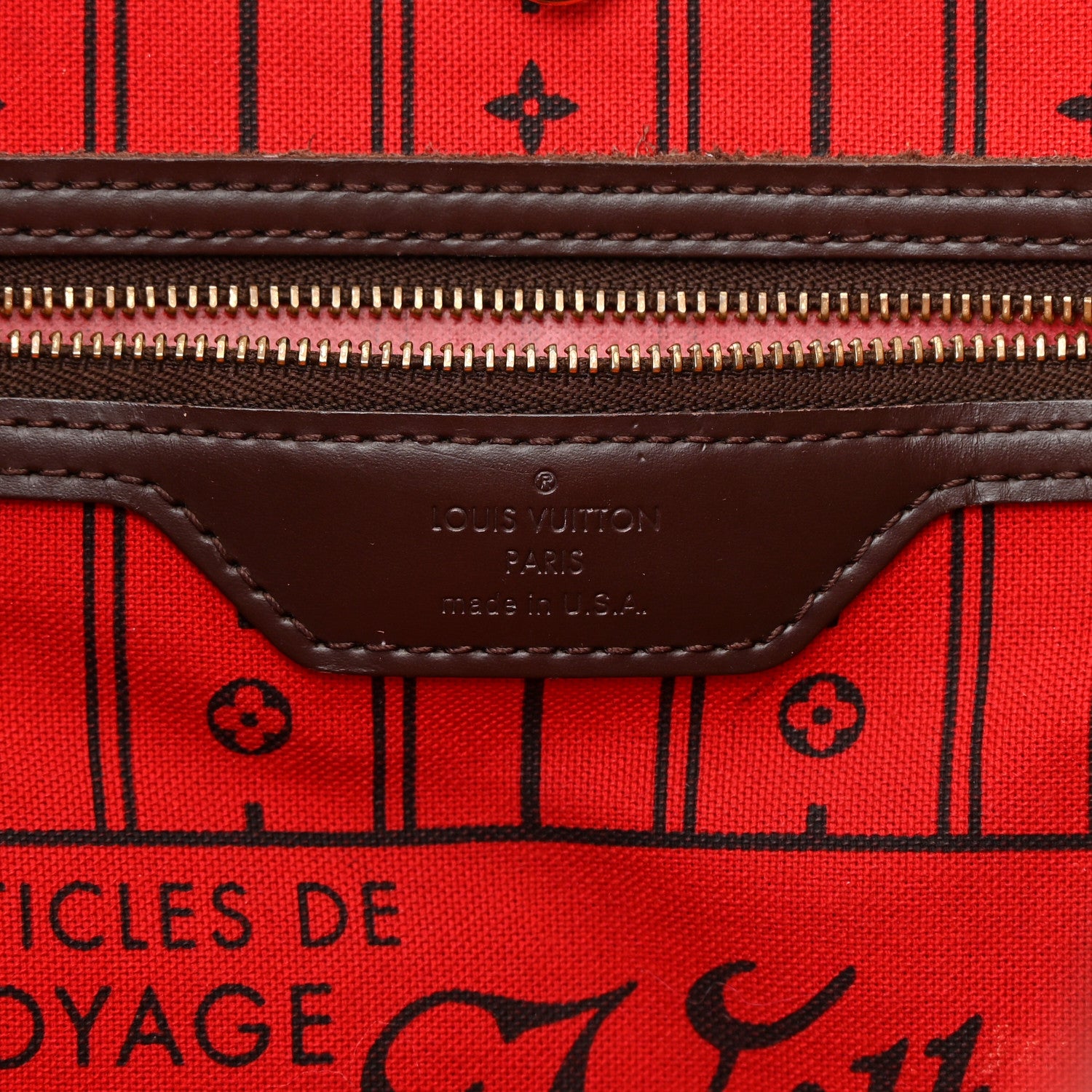 Louis Vuitton Damier Ebene Neverfull MM 6 of 24