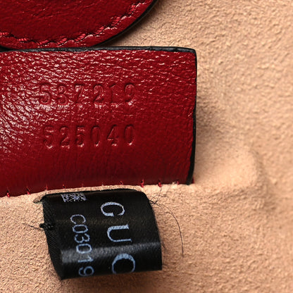 Gucci Tweed GG Monogram Large Rajah Chain Tote White Black Romantic Cherry 8 of 11