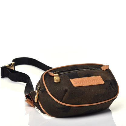 Louis Vuitton X SUPREME Canvas Camouflage Bumbag 4 of 9