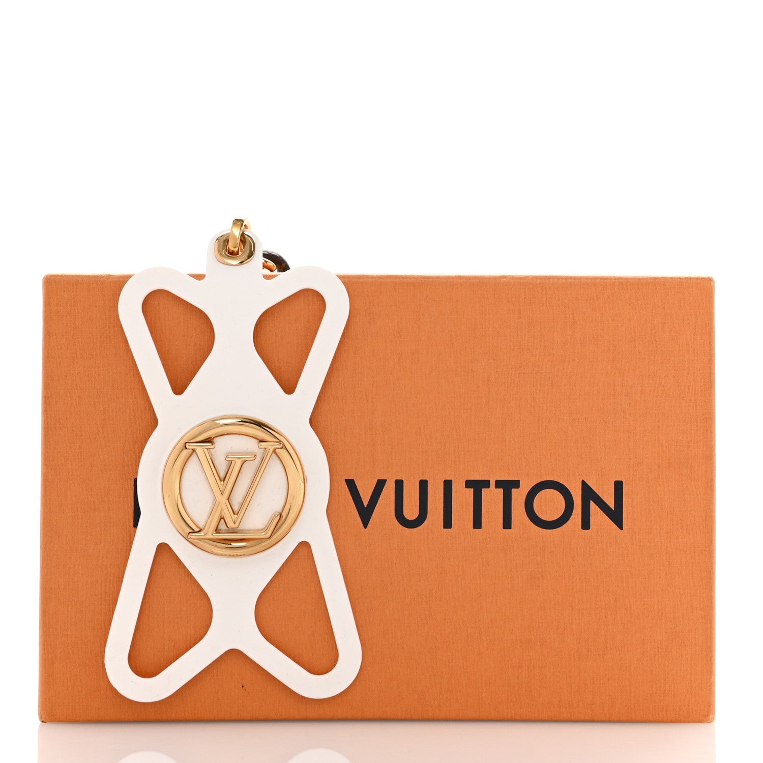 Louis Vuitton Monogram Silicone Louise Phone Holder White 5 of 5