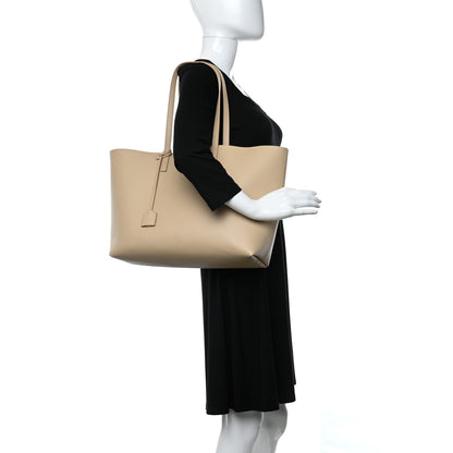 Saint Laurent Calfskin Large Shopping Tote Nude Powder 2 of 11