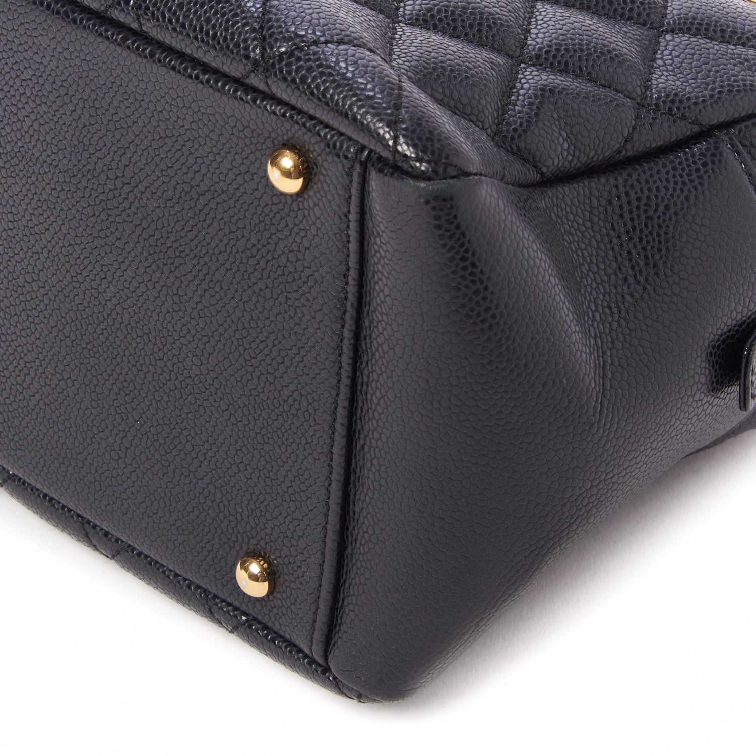 Chanel Caviar Quilted Petit Timeless Tote PTT Black 5 of 9